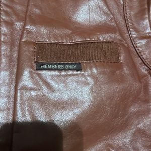 Members Only ,Vintage, Genuine Leather, Bomber Jacket, size 40